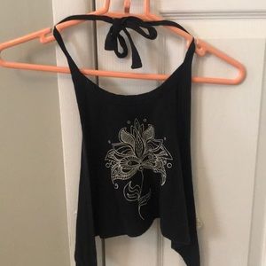 🔳🔲Pacsun Black tie back tank top🔲🔳